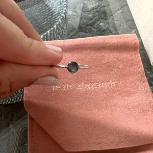 Leah alexandra topaz stone with sterling silver size 8